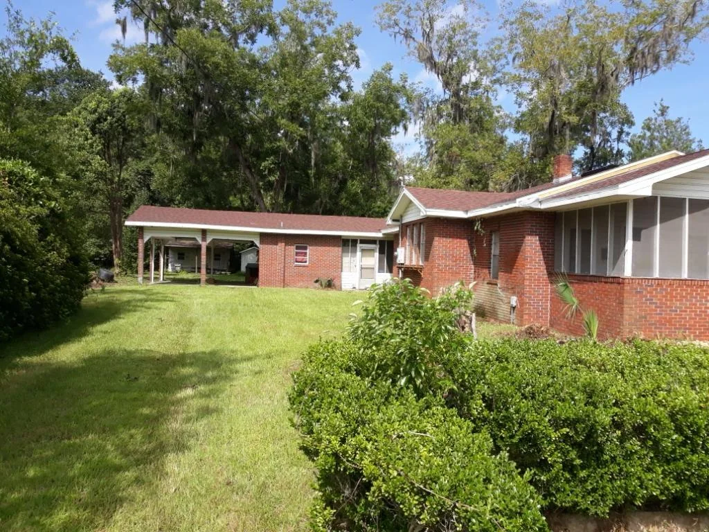 Brick ranch home with a new roof