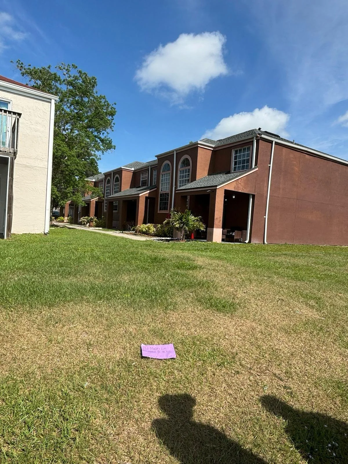 Row of townhomes